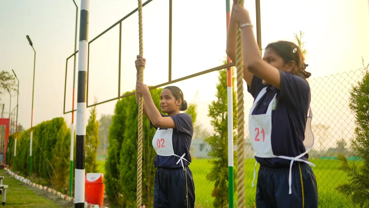 NDA Students Practicing Physical Endurance Training at Alliance Defence Academy
